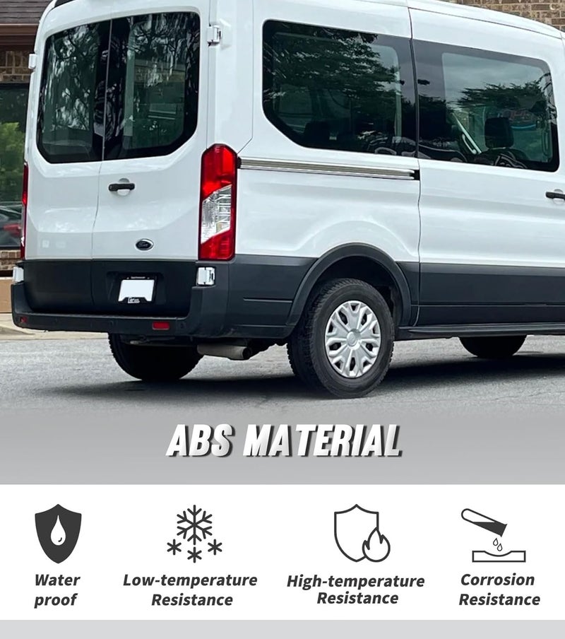 YUWUTF Rear Right Fender flare Molding Trim Wheel Cover Compatible with 2015-2023 Transit 150 250 350 - Image 3